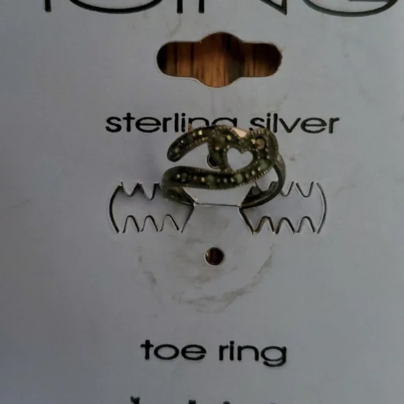 New with Tags - Lot of 4 Sterling Silver Toe Rings by Icing  Claires - Picture 5 of 6